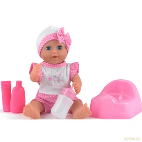 PETERKIN Lalka bobas sikający 25cm [ZABAWKA]