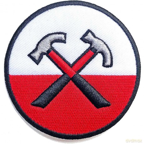 Pink Floyd: Standard Patch: The Wall 3D Hammers Circle