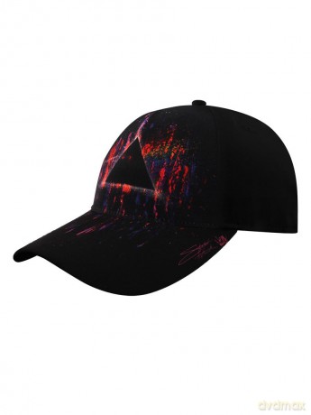 Pink Floyd: Unisex Baseball Cap: Dark Side of the Moon Pink Splatter (Black)