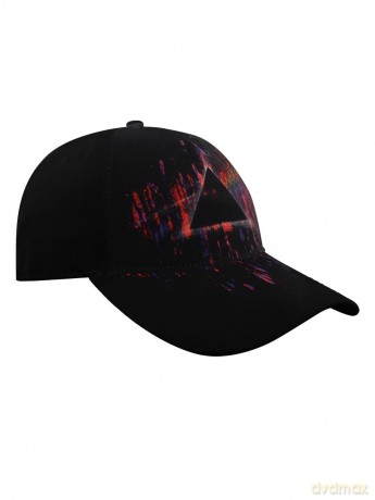 Pink Floyd: Unisex Baseball Cap: Dark Side of the Moon Pink Splatter (Black)