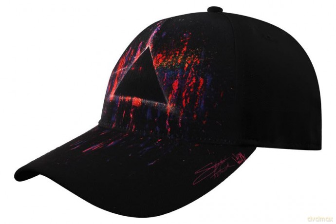 Pink Floyd: Unisex Baseball Cap: Dark Side of the Moon Pink Splatter (Black)