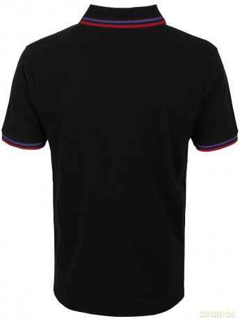 Pink Floyd: Unisex Polo Shirt: Dark Side of the Moon Prism (Black) (Medium)