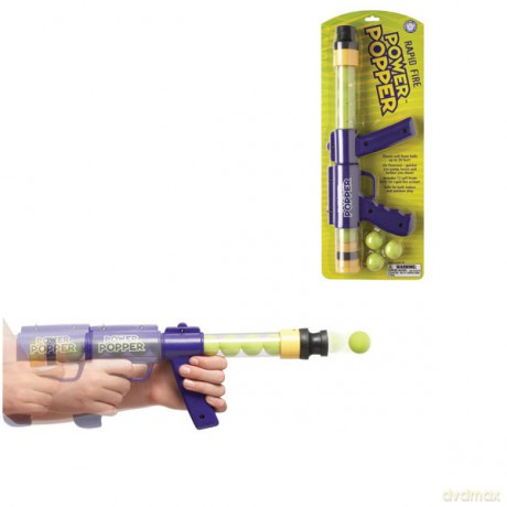 POWER POPPERS Pistolet Rapid Fire fiolet [ZABAWKA]