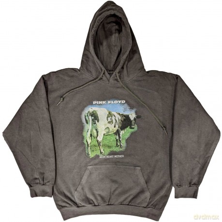 Pink Floyd: Unisex Pullover Hoodie: Atom Heart Mother Fade (Charcoal Grey) (X-Small)
