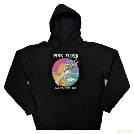 Pink Floyd: Unisex Pullover Hoodie: WYWH Circle Icons (Black) (X-Large)