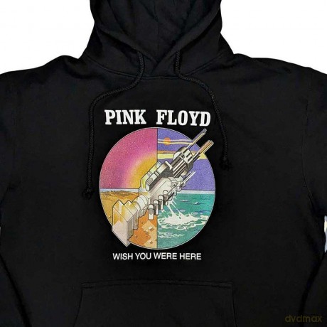 Pink Floyd: Unisex Pullover Hoodie: WYWH Circle Icons (Black) (X-Large)