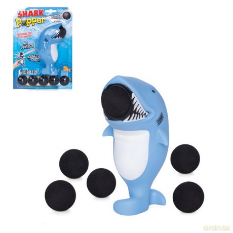 POWER POPPERS Małe strzelacze Shark [ZABAWKA]