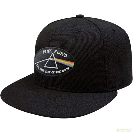 Pink Floyd: Unisex Snapback Cap: The Dark Side of the Moon Black Border (Black)