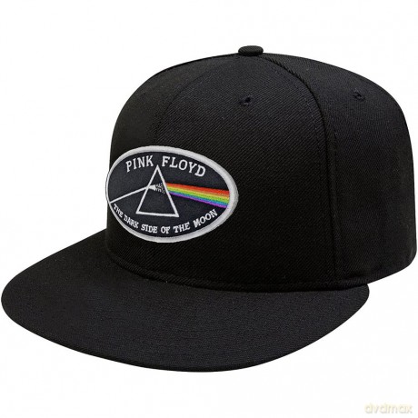 Pink Floyd: Unisex Snapback Cap: The Dark Side of the Moon White Border (Black)