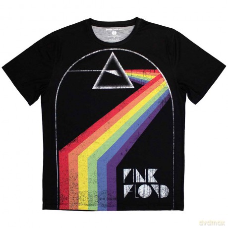 Pink Floyd: Unisex Sublimation T-Shirt: Prism Arch (Black) (Small)