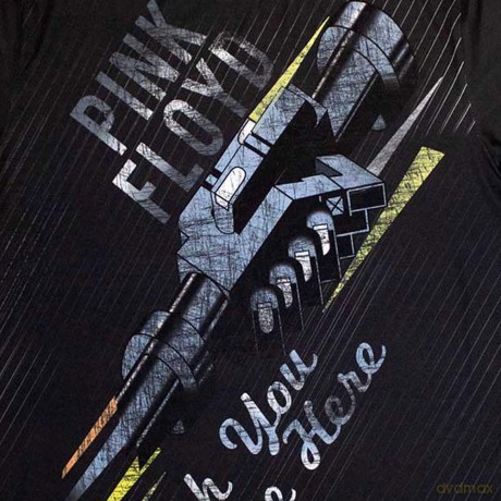 Pink Floyd: Unisex Sublimation T-Shirt: Wish You Were Here (Black) (X-Large)