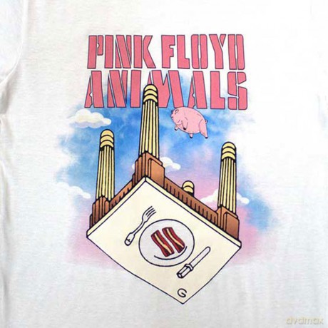 Pink Floyd: Unisex T-Shirt: Animals Bacon Table (White) (XX-Large)
