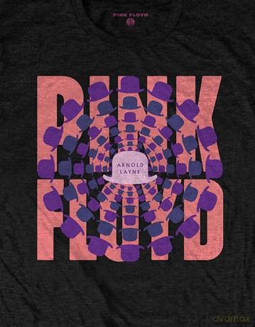 Pink Floyd: Unisex T-Shirt: Arnold Layne (Black) (Back Print) (X-Large)