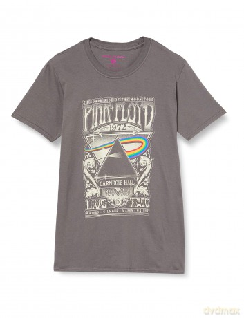 Pink Floyd: Unisex T-Shirt: Carnegie Hall Poster (Charcoal Grey) (X-Large)
