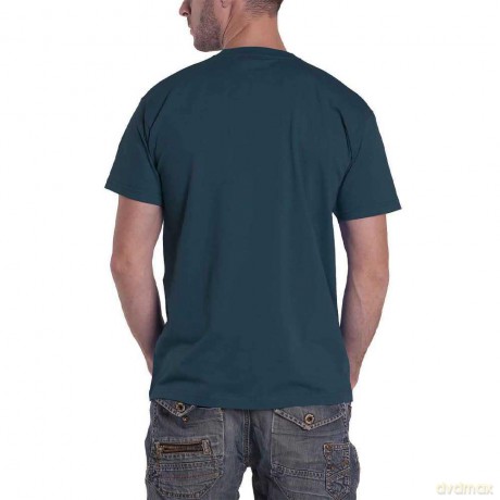 Pink Floyd: Unisex T-Shirt: Carnegie Hall Poster (Denim Blue) (Large)