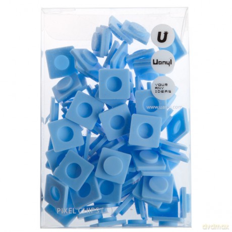 PIXELBAGS Zestaw Pixeli niebieski L