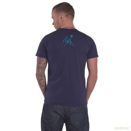 Pink Floyd: Unisex T-Shirt: First In Space Vignette (Navy Blue) (Back Print) (X-Large)