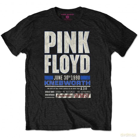 Pink Floyd: Unisex T-Shirt: Knebworth '90 Blue (Black) (XX-Large)