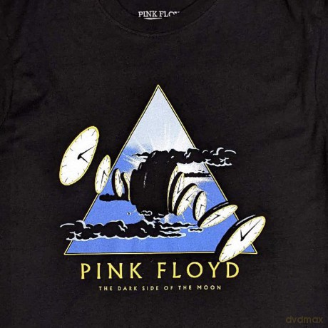 Pink Floyd: Unisex T-Shirt: Melting Clocks (Black) (Small)