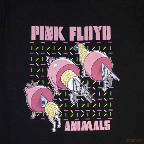 Pink Floyd: Unisex T-Shirt: Pig, Wolf, Sheep (Black) (Medium)