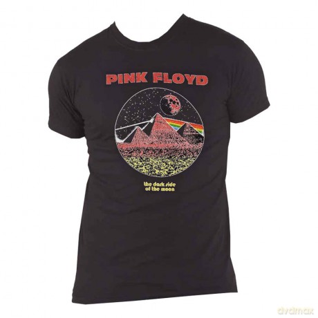 Pink Floyd: Unisex T-Shirt: Vintage Pyramids (Black) (XX-Large)