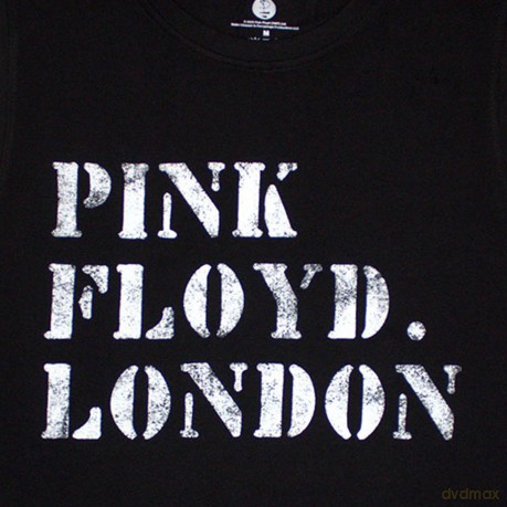 Pink Floyd: Unisex Tank T-Shirt: Stencil Logo (Black) (Medium)