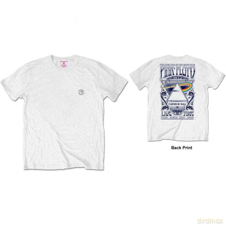 Pink Floyd: Unisex Tee: Carnegie Hall (Back Print/Retail Pack) (Medium)
