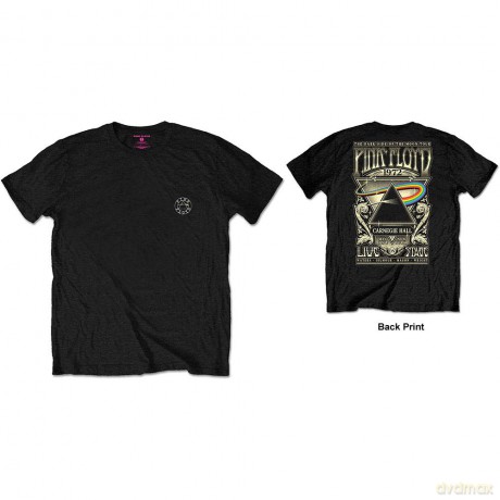 Pink Floyd: Unisex Tee: Carnegie Hall (Back Print/Retail Pack) (X-Large)