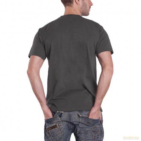 Pink Floyd: Unisex Vintage T-Shirt: Vintage The Wall Hammers (Charcoal Grey) (Small)