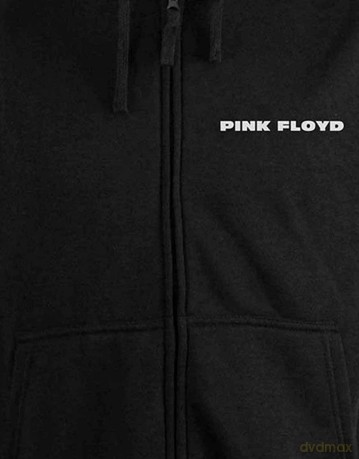 Pink Floyd: Unisex Zipped Hoodie: Circle Logo (Back Print) (Small)