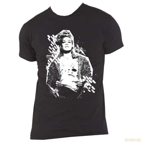 Pink: Unisex T-Shirt: Painty (Black) (Small)