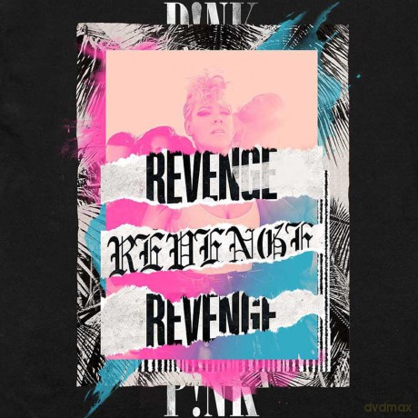 Pink: Unisex T-Shirt: Revenge (Black) (Medium)