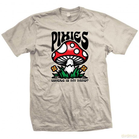 Pixies: Unisex T-Shirt: Mindshroom (Natural) (Medium)
