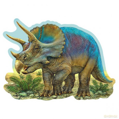 RAVEN 72 EL. Kontur Triceratops [PUZZLE]