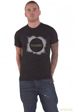 Placebo: Unisex T-Shirt: Eclipse (Black) (XXX-Large)