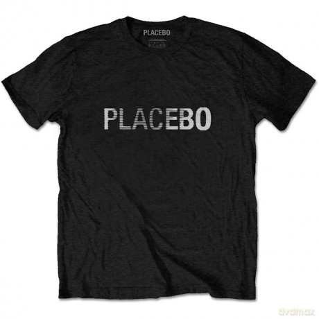 Placebo: Unisex T-Shirt: Logo (Black) (Large)