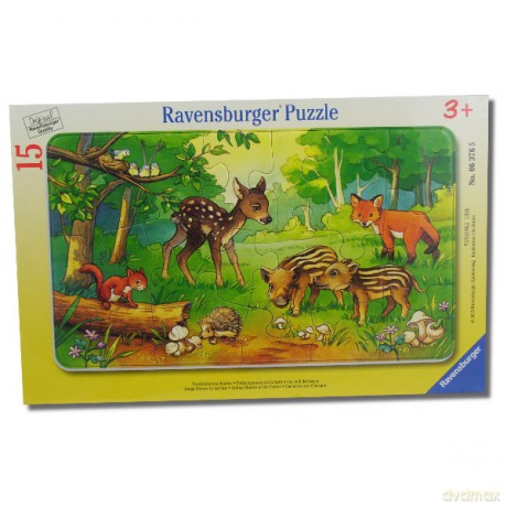 RAVENSBURGER 15 el. Zwierzątka z Lasu [PUZZLE]