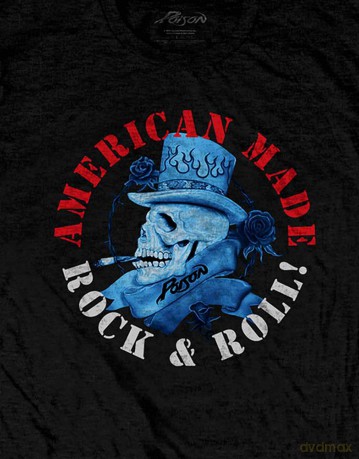Poison: Unisex T-Shirt: American Made (Black) (Small)