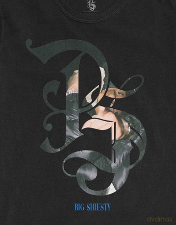Pooh Shiesty: Unisex T-Shirt: Big PS (Black) (Medium)