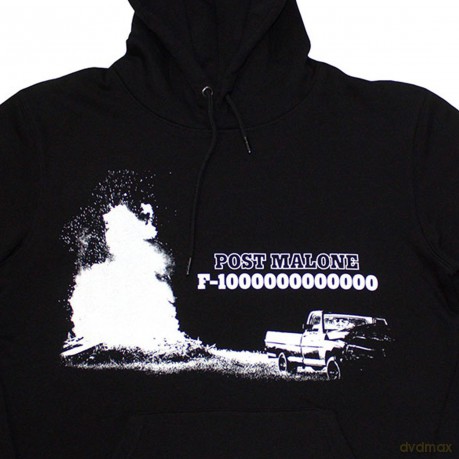Post Malone: Unisex Pullover Hoodie: Truck (Black) (Large)