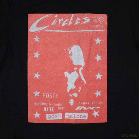 Post Malone: Unisex T-Shirt: Circles Live (Black) (Ex-Tour) (X-Large)