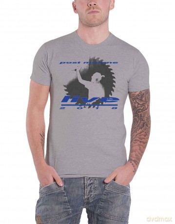 Post Malone: Unisex T-Shirt: Live Saw (Grey) (X-Large)