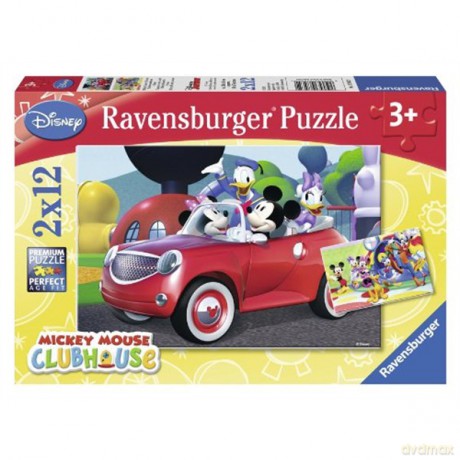 RAVENSBURGER 2x12 el. Mickey Minnie Przyjaciele [PUZZLE]