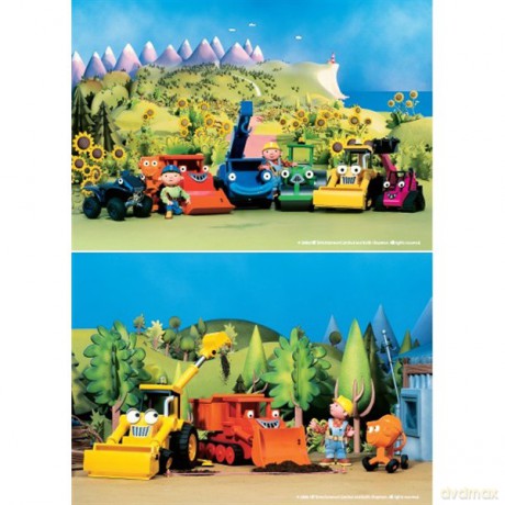 RAVENSBURGER 2x24 el. W Drogę z Bobem Budow. [PUZZLE]