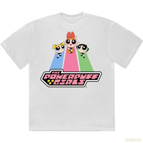 Power Puff Girls: Unisex T-Shirt: Catch Flight (White) (Small)