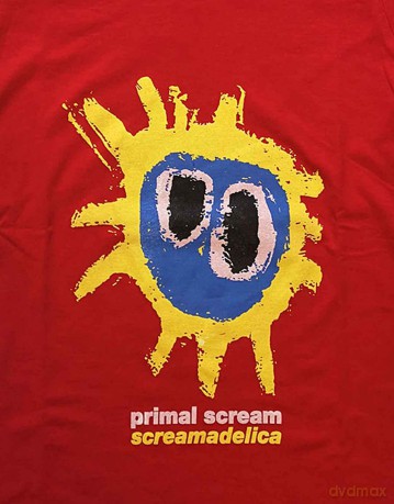 Primal Scream: Ladies T-Shirt: Screamadelica (Red) (Medium)