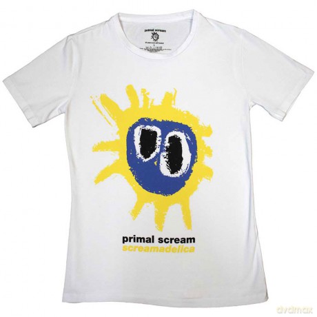 Primal Scream: Ladies T-Shirt: Screamadelica (White) (XX-Large)
