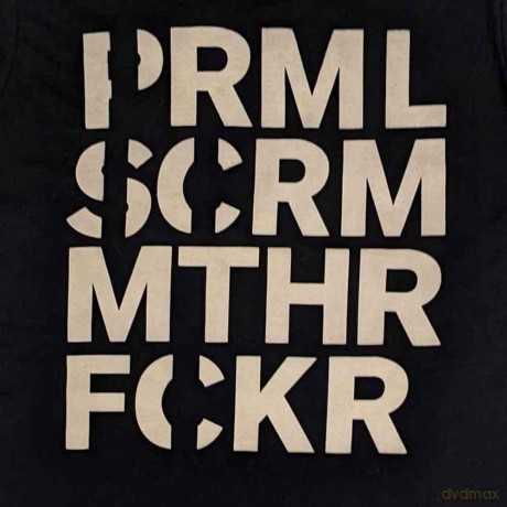 Primal Scream: Unisex T-Shirt: Muthafucka (Black) (X-Large)