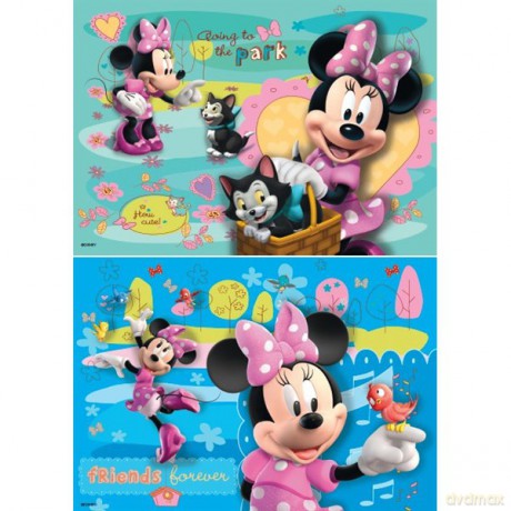 RAVENSBURGER 2x24 el. Myszka Minnie [PUZZLE]