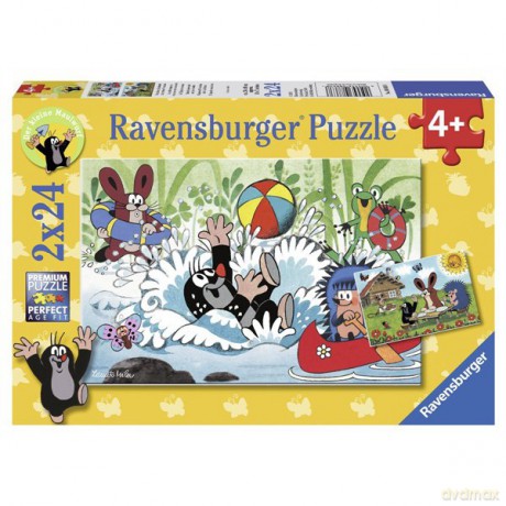 RAVENSBURGER 2x24 el. Krecik i Przyjaciele [PUZZLE]